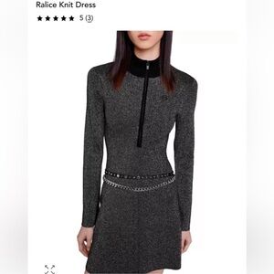 Maje Sparkle Knit Dress